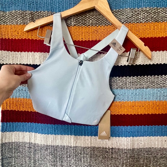 adidas Other - NWT ADIDAS Light Blue Sports Bra